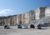 Falling Springs Quarry, in nearby Dupo, Illinois.